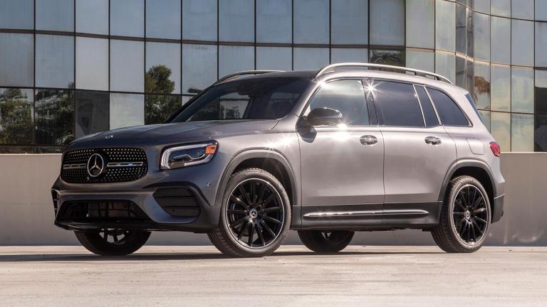2023 Mercedes-Benz GLB 250 in charcoal gray.
